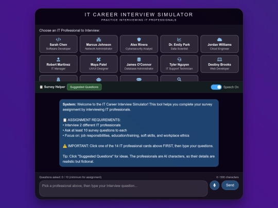 ChatBots/CareerBot_IT screenshot