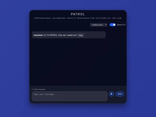 ChatBots/PatrolAI screenshot
