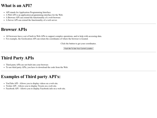 theApi screenshot