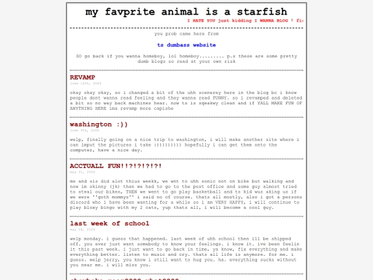 BLOGGGGG screenshot