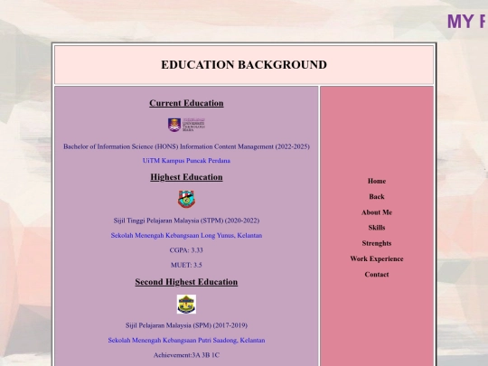education screenshot