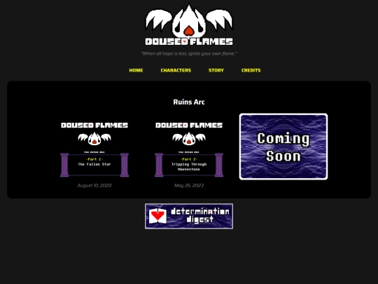 dousedflames/story screenshot