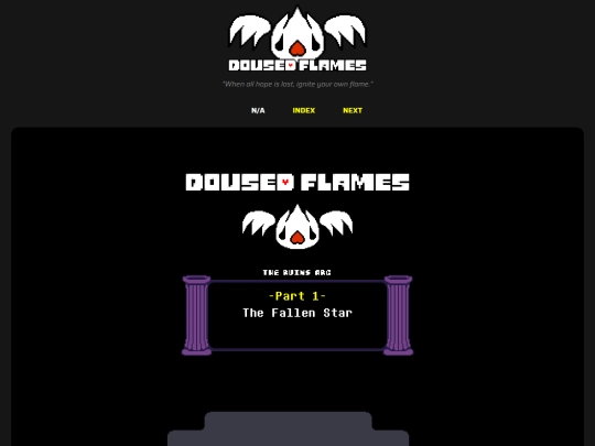 dousedflames/story/1 screenshot
