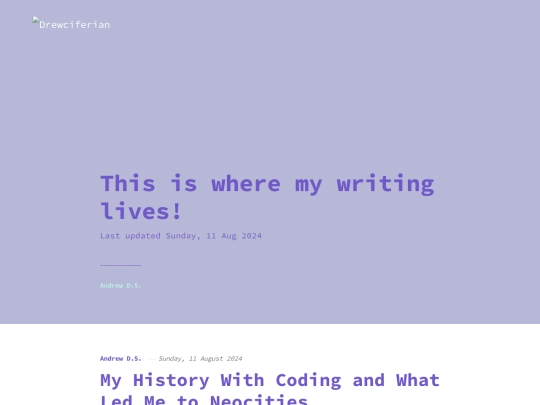 blog screenshot