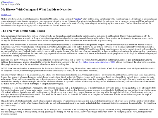 my-history-with-coding-and-what-led-me-to-neocities screenshot
