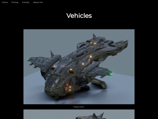 vehicles screenshot
