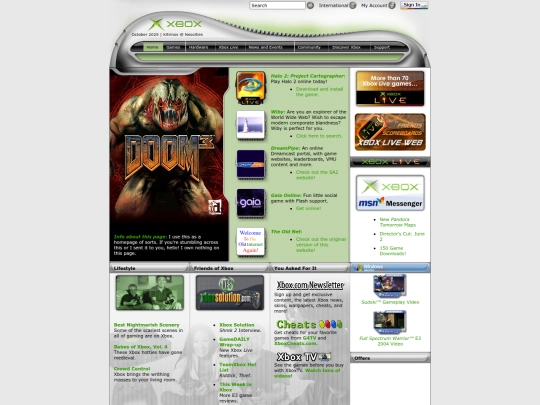 homepage/XboxHome screenshot