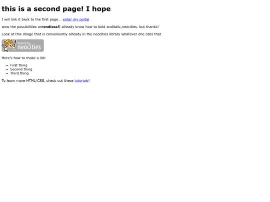 newpage screenshot