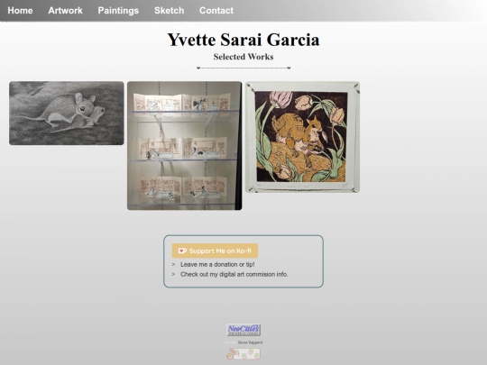 Traditional Gallery/portfolio screenshot