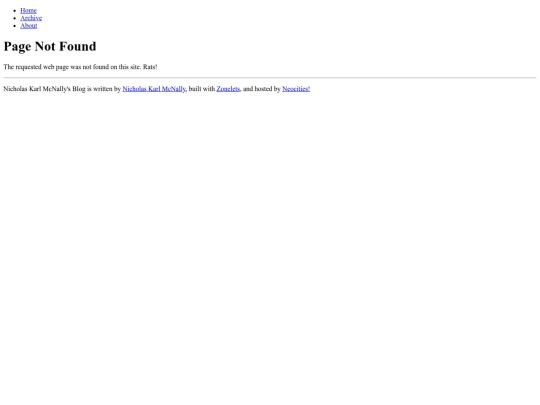 zonelets/not_found screenshot