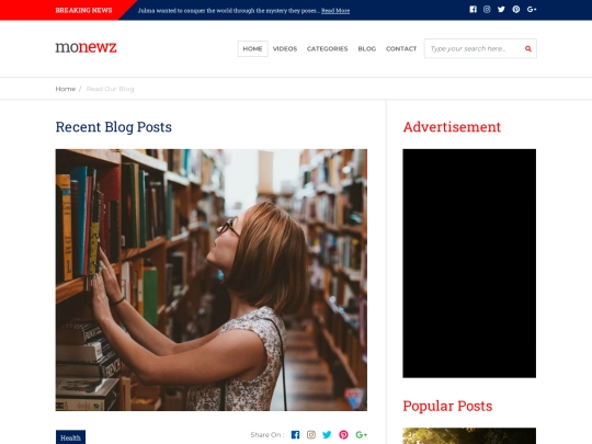 blog screenshot