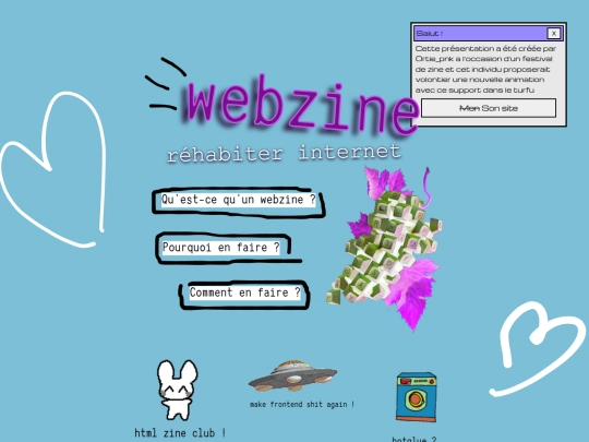 webzinez/Webzine_HabiterInternet screenshot