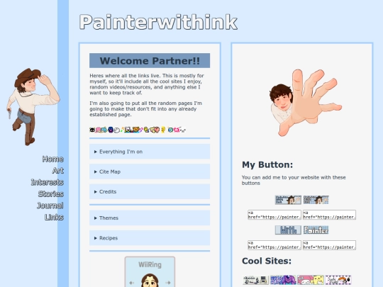 links screenshot