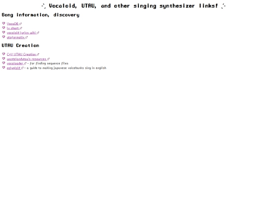 links/singingsynth screenshot