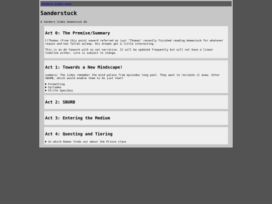 notebook/sanderstuck screenshot