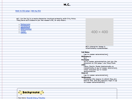 ocs/mc screenshot