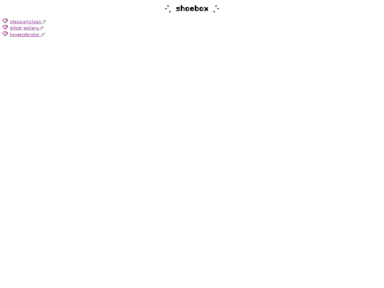 shoebox screenshot