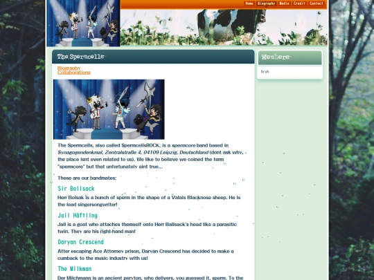 biog screenshot