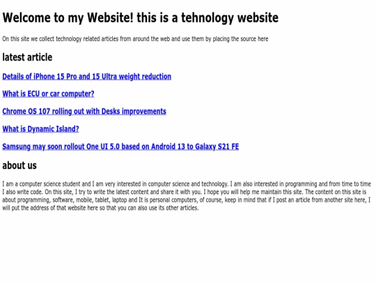 index screenshot