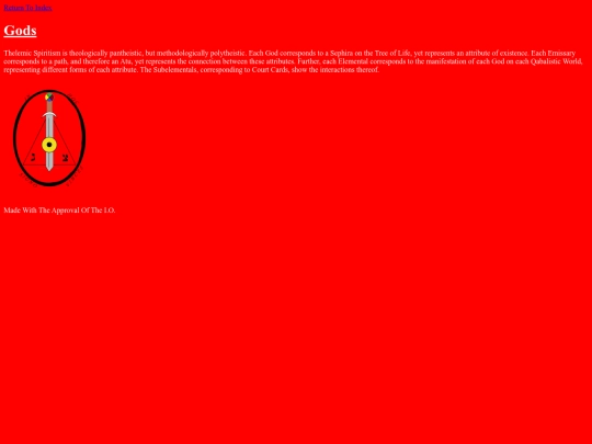 Encyclopaedia/gods screenshot