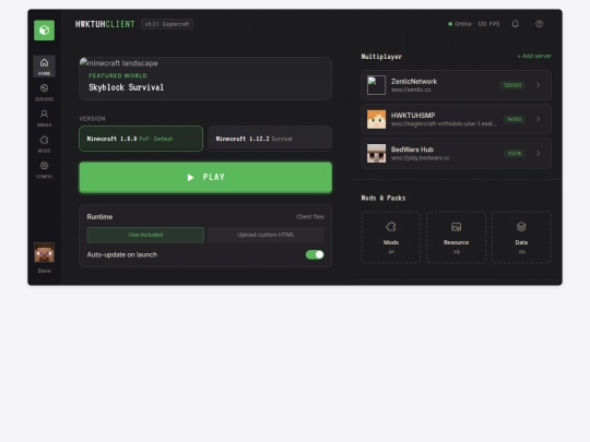 eaglercraft screenshot