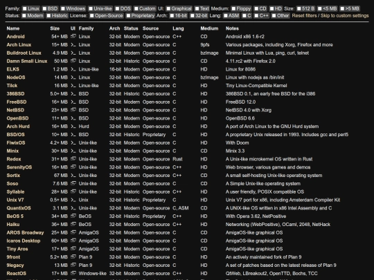 v86 screenshot