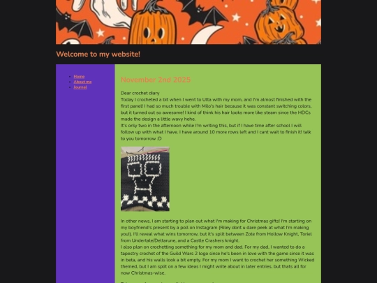 journal/November/november2 screenshot