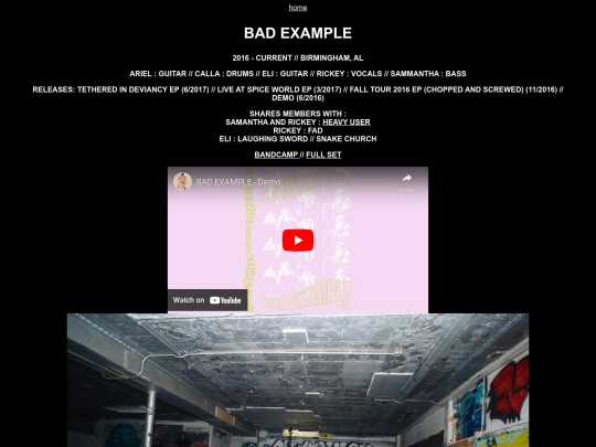 badexample screenshot