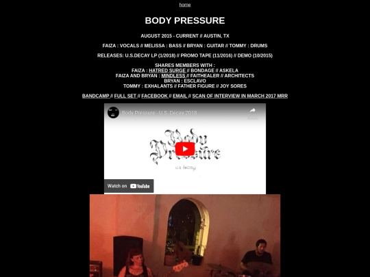 bodypressure screenshot