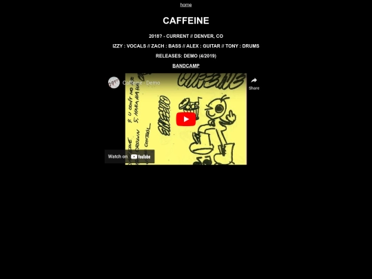 caffeine screenshot