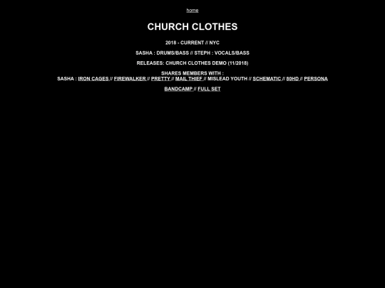 churchclothes screenshot