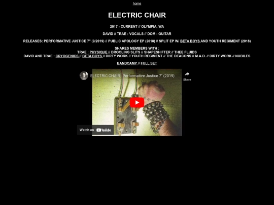 electricchair screenshot