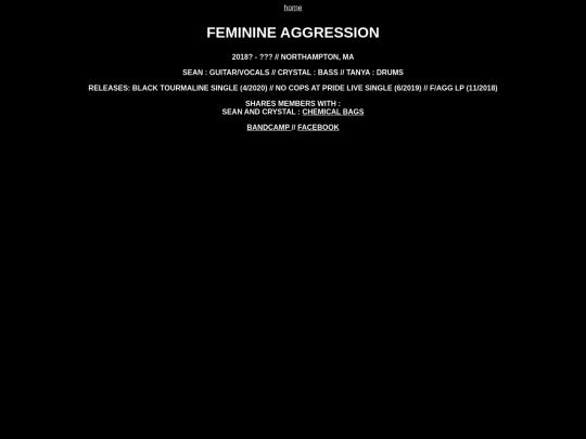 feminineaggression screenshot