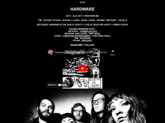 hardware screenshot