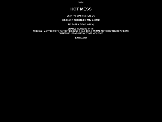 hotmess screenshot