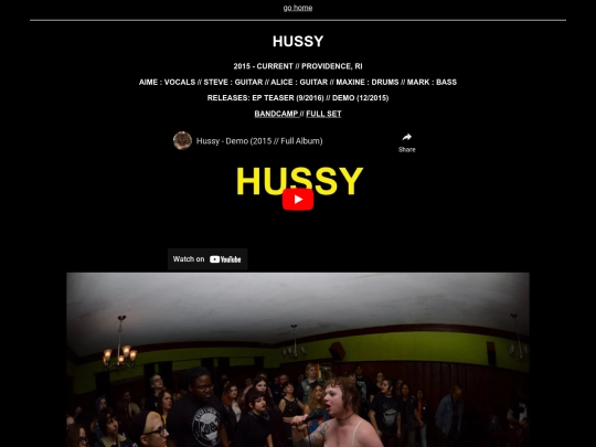 hussy screenshot