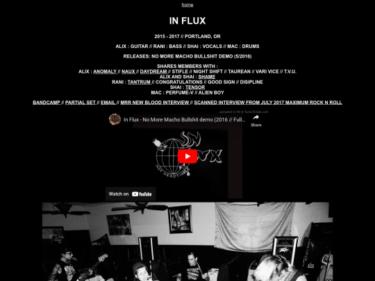 influx screenshot