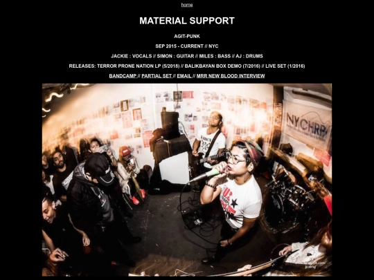 materialsupport screenshot