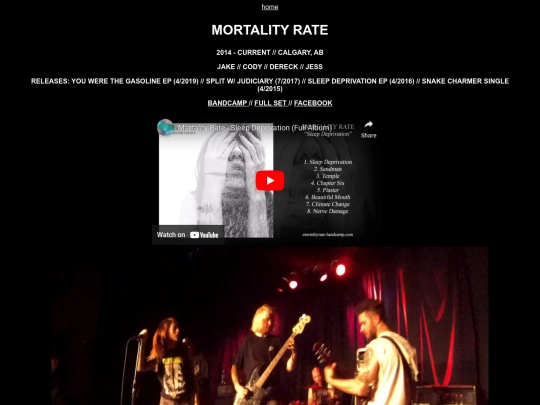 mortalityrate screenshot