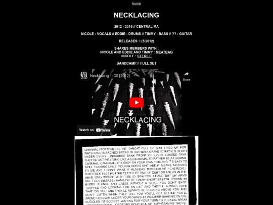 necklacing screenshot