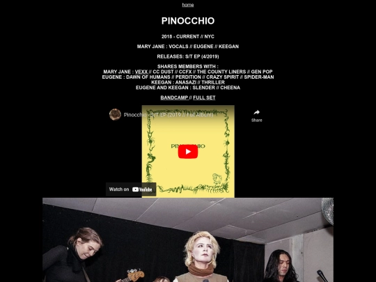 pinocchio screenshot