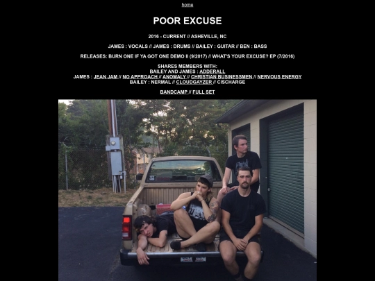 poorexcuse screenshot