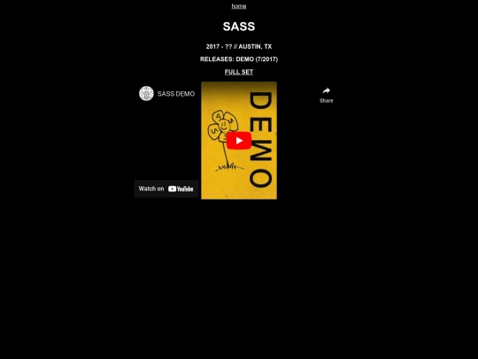 sass screenshot