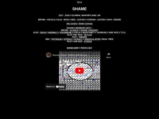 shame screenshot