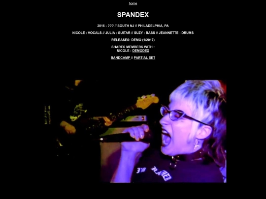 spandex screenshot