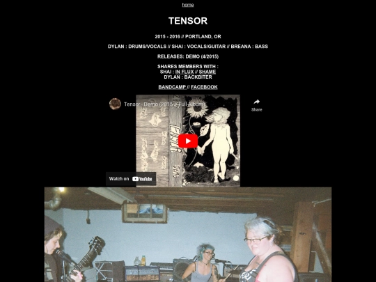 tensor screenshot