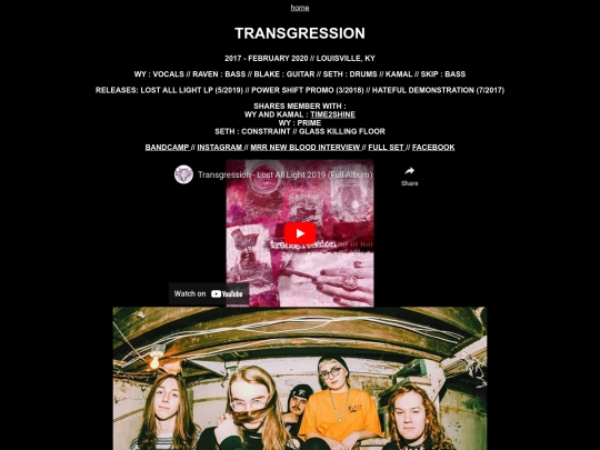 transgression screenshot
