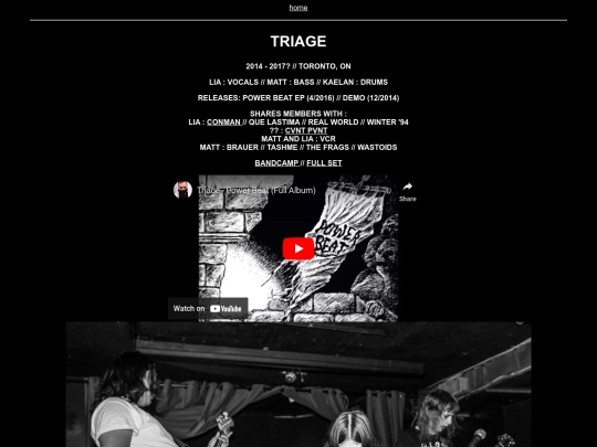triage screenshot
