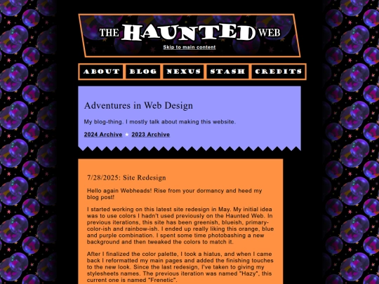 mainpages/Blog screenshot