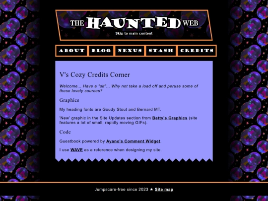 mainpages/Credits screenshot